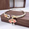 Good Luck Lotus Silver Bracelet Houdu Silver 999.9 Women's New New Chinese Opening Adjustable Birthday Gifts