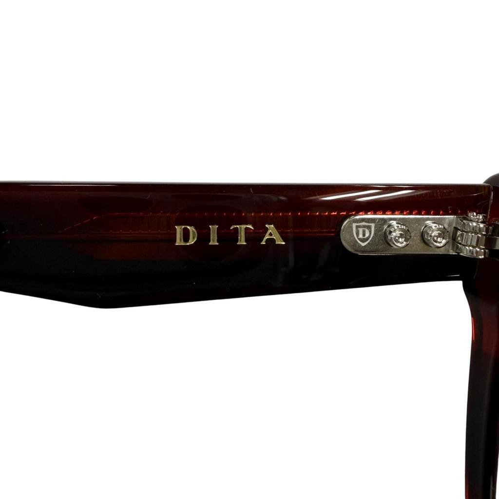 Pristine DITA Glasses AMOZA Clear Red Women DTX734 Used