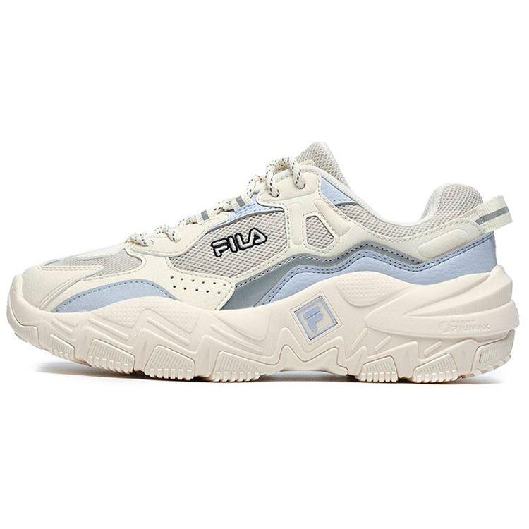 FILA Predator 2 Mesh Fabric Synthetic Leather Sports Comfort Low-Top Casual Shoes Women sneaker Rain-Mist F12W232140FRG