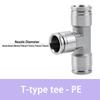 PU PE PV PY PZA SA PM PK PLM 304 stainless steel metal pneumatic quick coupling 4 6 8 10 12 14 16mm push in air Hose connector