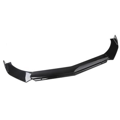 Universal Front Bumper Lip Spoiler Front Skirt Splitter Car Body Exterior Protevtive Extension Decoration for Hatchback Sedan