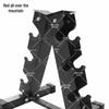 Double-Layer Dumbbell Storage Rack