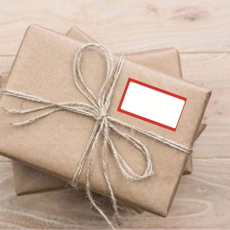 250Pcs Adhesive Label Sticker Colorful Border Name Sticker Food Date Label Clothing Label for School Office Conference