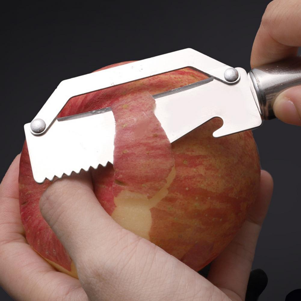 Multi-functional Peeler Labor-saving Vegetable Peeler Stainless Steel Vegetable Peeler with Bottle Opener for Fruits