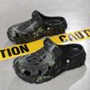 Summertime Beach Slide Shoes Men Summertime Clogs Outside Slide Sandal Shoes Man Garden Shoes Male Summertime Water Shoes Leisure Flats