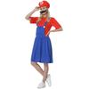 Halloween Cosplay Costume Mario Parent-Child Suit Prom Show Costume Mario Kids Costume