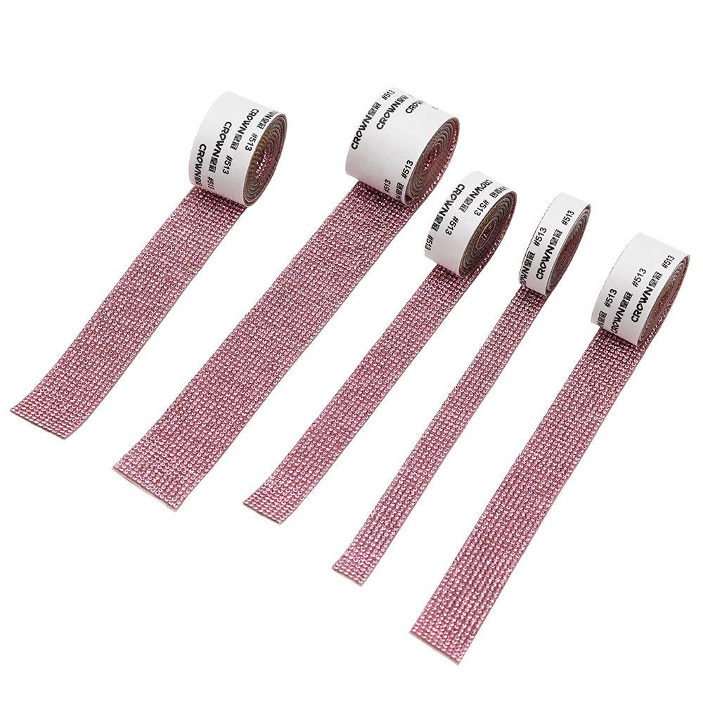 Cross-Border DIY Rhinestone Decorative Self-Adhesive Tape for Clothes, Toys, Car Logos, and Props