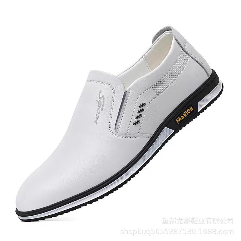 Leather Shoes Men's Business Dress Single Shoes Casual Men's Shoes a Black Hollow Men's Leather Shoes