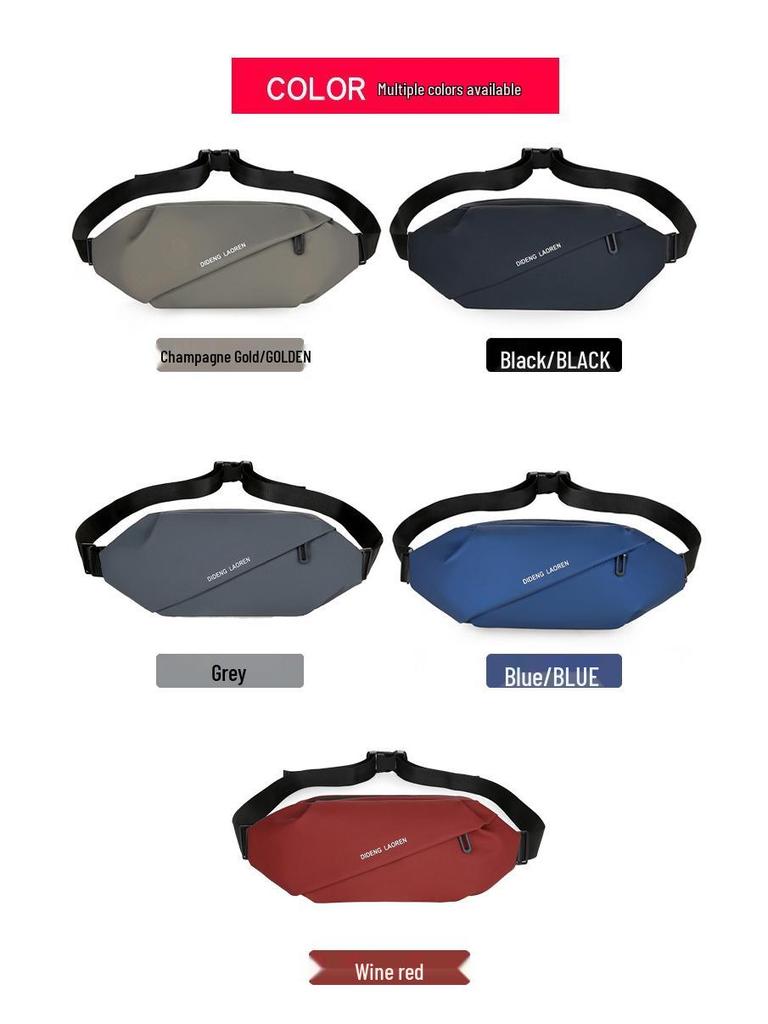 Men's Multifunctional Crossbody Chest Bag for Running, Cycling, and Outdoor Sports