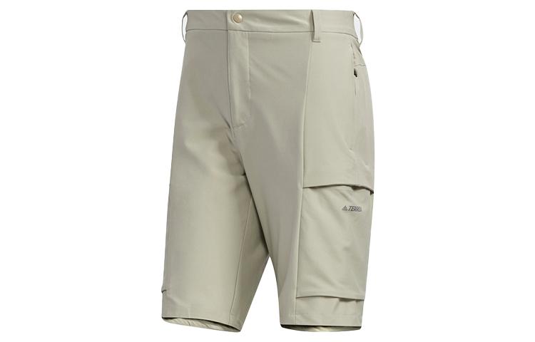 Adidas Casual Shorts Men s Leather Gray Moderate FN0787 S