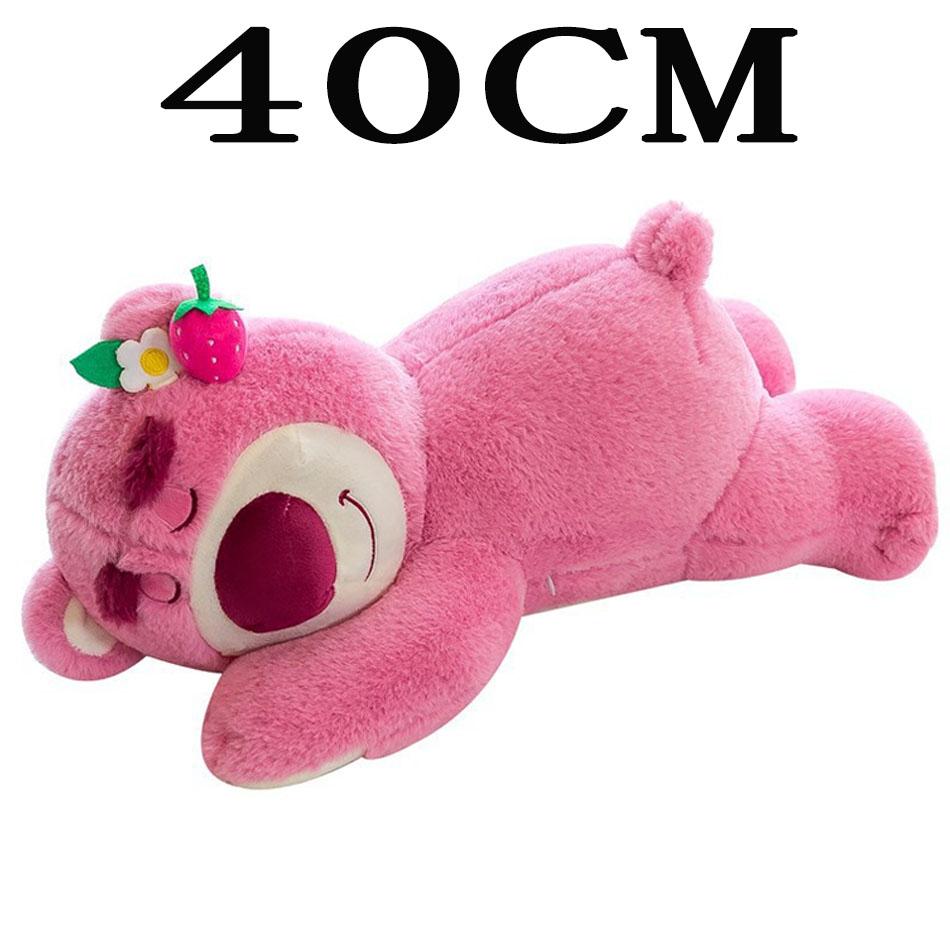 Toy Story Lotso Cute Bear Strawberry Sofa Plush Pillow Stuffed Toys Children Girls Friends Festivals Birthday Gift