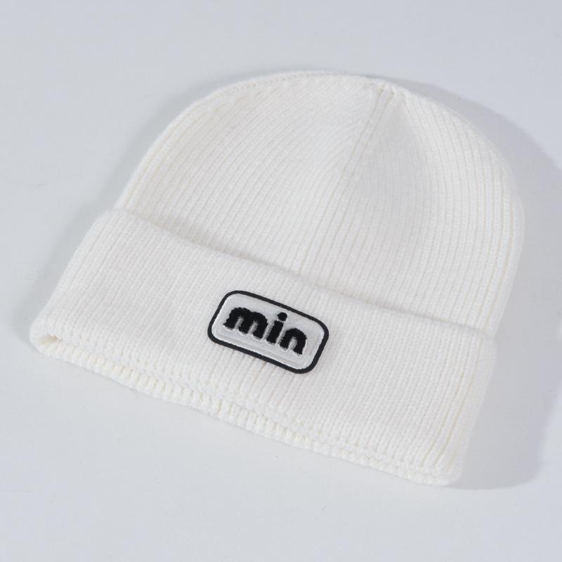 Hat for Women In Winter Warm Knitted Hat Korean Style Trendy Versatile Student Windproof Wool Hat Men