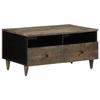 VidaXL Coffee Table Light Grey 80x54x40 Cm Solid Mango Wood, Side Table, Living Room Table, Side Table, End Table 4017805