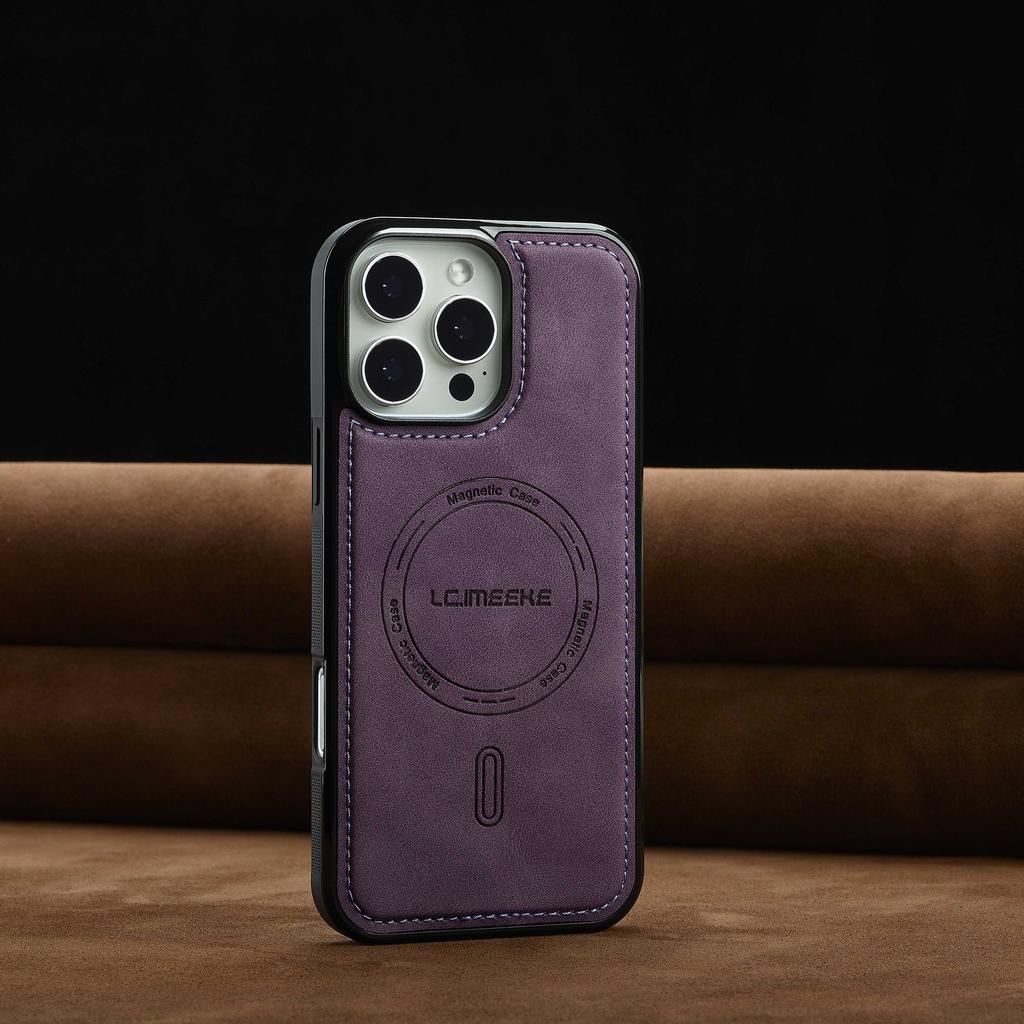 The New Model Is Suitable for IPhone16Promax, Apple 15pro Magnetic Phone Case, Drop-proof 14Plus, and Business 17Air