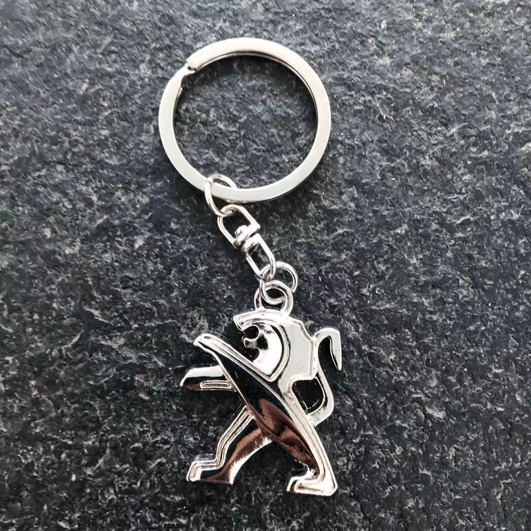 

2026 Hot Car Sticker 1PC Car Emblem Keychain Gift Keyring For Peugeot GT 3008 308 T9 208 508 207 2008 5008 206 408 108 4008 Auto