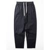 Men's Summer Thin Pants, Loose Straight-Leg Pure Cotton Long Pants, Xinjiang Cotton Moisture-Wicking Breathable Basic Versatile Casual Pants