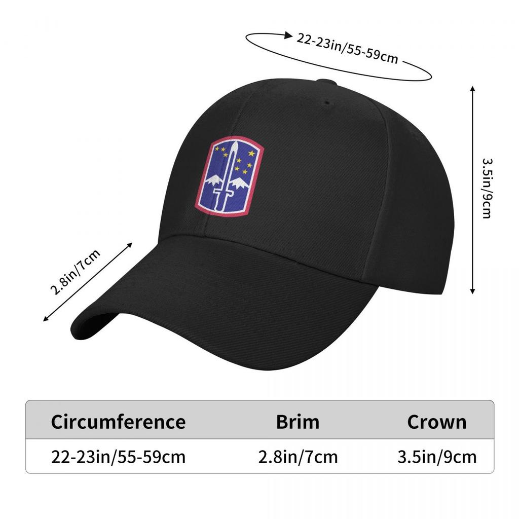 172nd Infantry Brigade (United States - Historical) Baseball Cap fashionable Hat Baseball Cap Golf Hat Man Men Golf Wear Women's