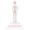 5Pcs Doll Holding Stands Transparent Supports Display Racks For 1/6 S Dolls Furniture Prop Up Mannequin Model Holder Set