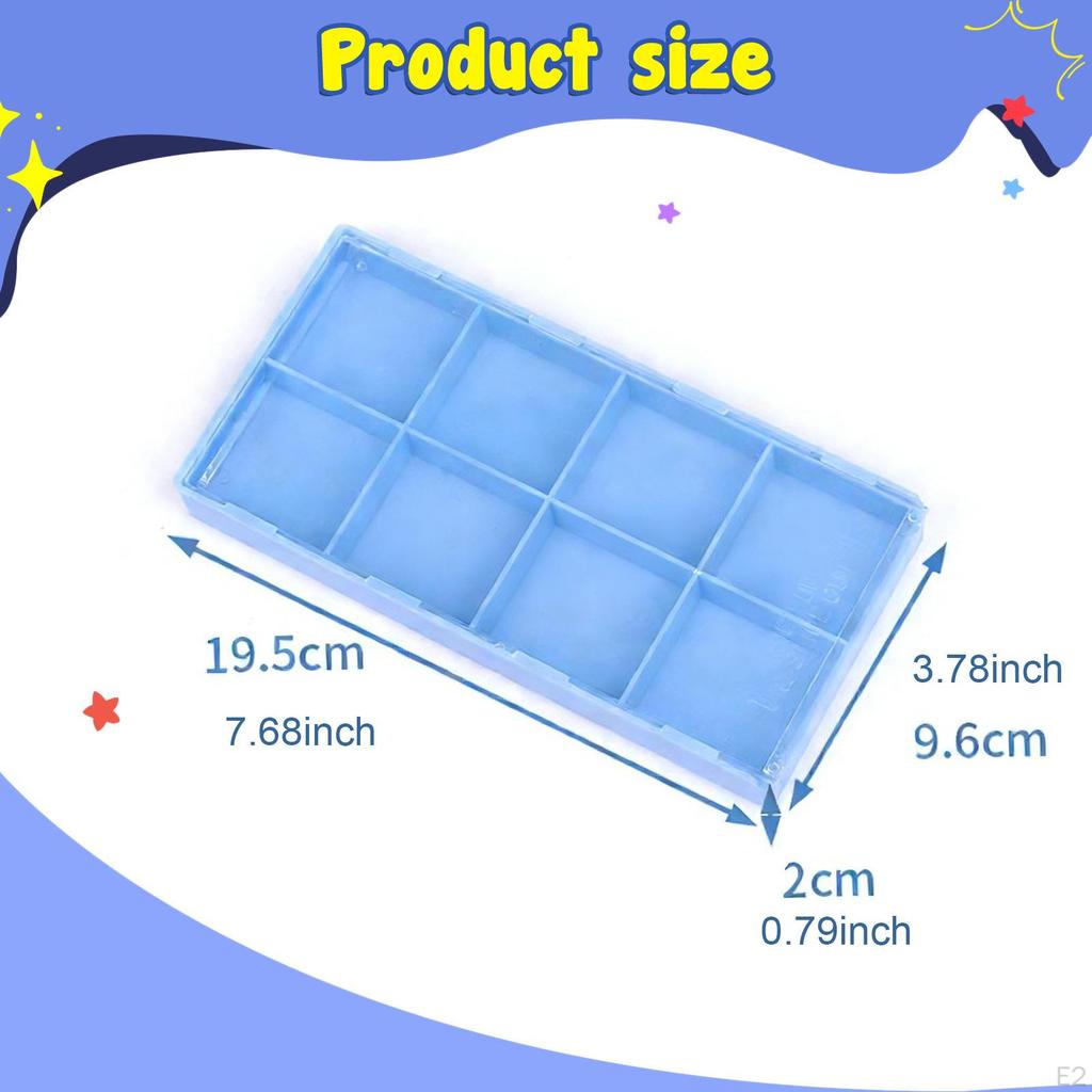 Watch Parts Storage Box Carry Case Dustproof Lid for Hardware Maintenance