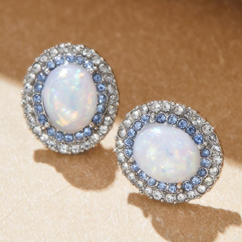 Bohemian Women's Earrings Inlay Shiny Zircon Suitable for Daily Wear Showcasing Personal Unique Elegant Aesthetics