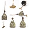 Gift Crafts for Good Luck Lucky Blessing Feng Shui Wind Chime Buddha Statue Pattern Bell Fortune Home Car Hanging Decor