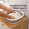 Folding Wash Basin Plastic Wash Basin Tub Lightweight Collapsible Basin Multi-purpose Washbasin for Bathroom Kitchen BXLP01