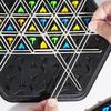 Juego de Mesa Puzzle Triángulo Ajedrez, Juego de Ajedrez Cadena Geométrica, Juego de Estrategia Interactivo, Juego de Mesa para Ejercitar la Lógica del Pensamiento