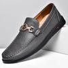 Genuine Leather Men Shoes Simple Casual Formal Mens Loafers Comfy Moccasins Breathable Slip On Male Boat Shoes Driving Footwear