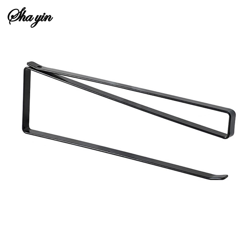 Random Special Kitchen Paper Towel Hanging Rack Cabinet Without Drilling Towel Hook Ironware Storage Shelf For Napkins Cup Holders 5