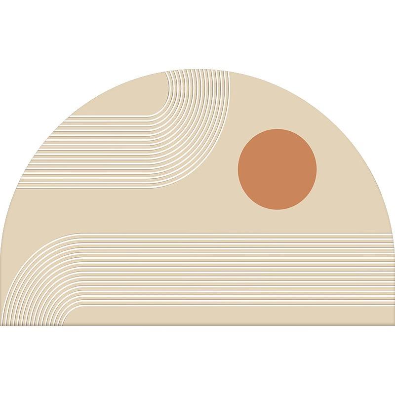 Bathroom diatomaceous earth floor mat, absorbent anti slip mat, quick drying anti fouling foot mat at the entrance of the door