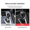 Car Gear Shift Handle Sticker Carbon Fiber Pattern Protective Cover For BMW M X1 X2 X3 X4 X5 X6 X7 E30 E39 E46 E60 E61 E90 E70