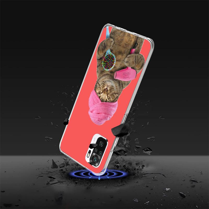 Cute Cartoon Lucky Cats Phone Case For Xiaomi Redmi Note 15 14 13 12S 12 11 Pro Plus 14S 11S 11E 10 10S 11T 5G Personalized Cove