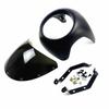 16-18cm Motorcycle Headlight Fairing Round Retro Cafe Motorbike Head Light Mask Front Cowl Fork Mount For Retro Cafe