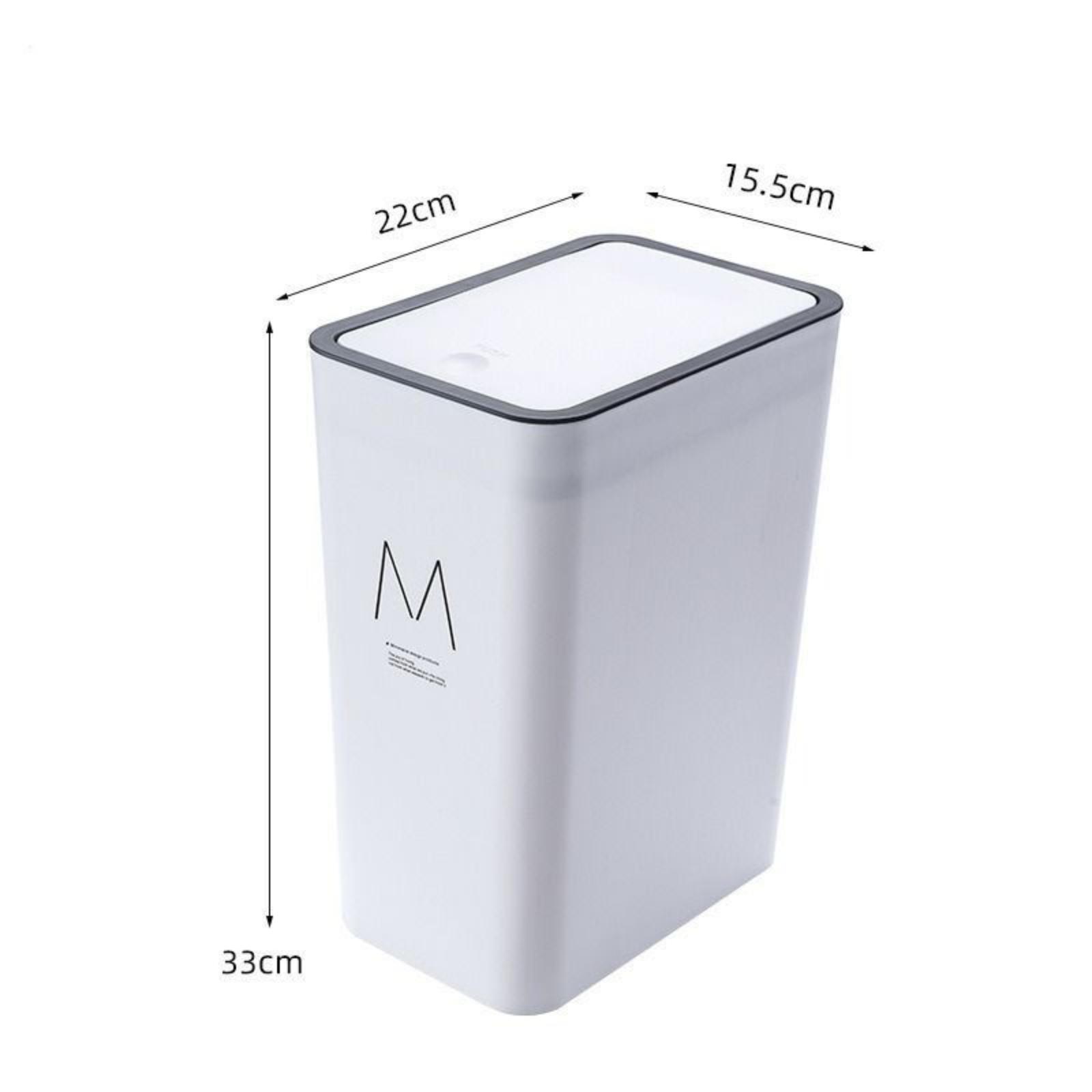 

Trash Can Household Covered Storage Cleaning Bucket One Size