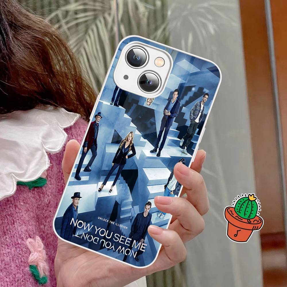 Movie N-Now You See Me For iPhone 14 13 12 Mini 11 Pro XS Max X XR 14 Plus Tempered Glass Cover