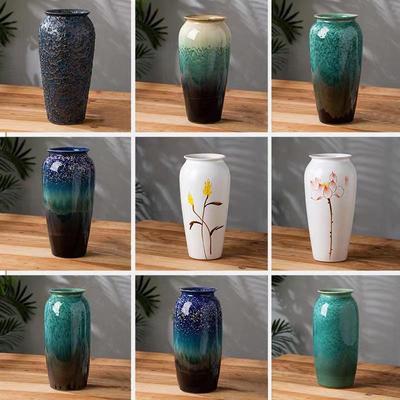 Modern Minimalist Ceramic Vase for Living Room and Foyer Flower Arrangements