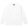 Supreme Intarsia L/S Top White