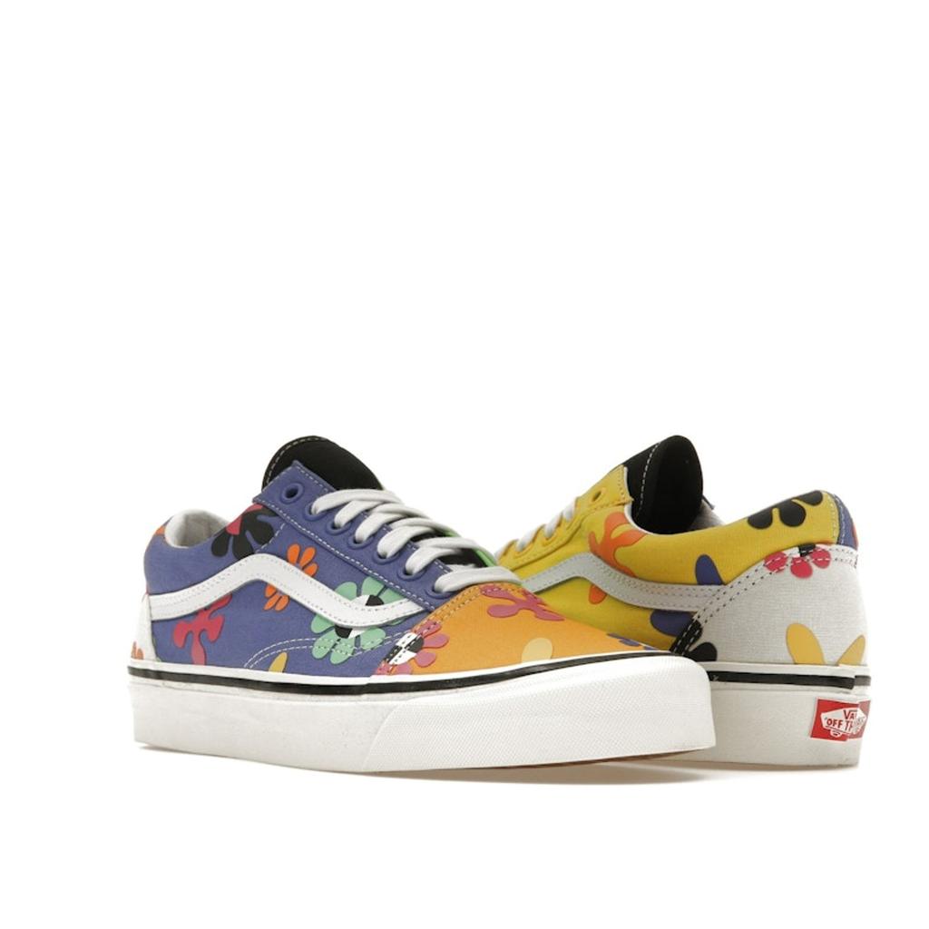 Vans Old Skool 36 DX Anaheim Factory - Psychedelic Floral Unisex Sneakers Multi-Color VN0A54F341S