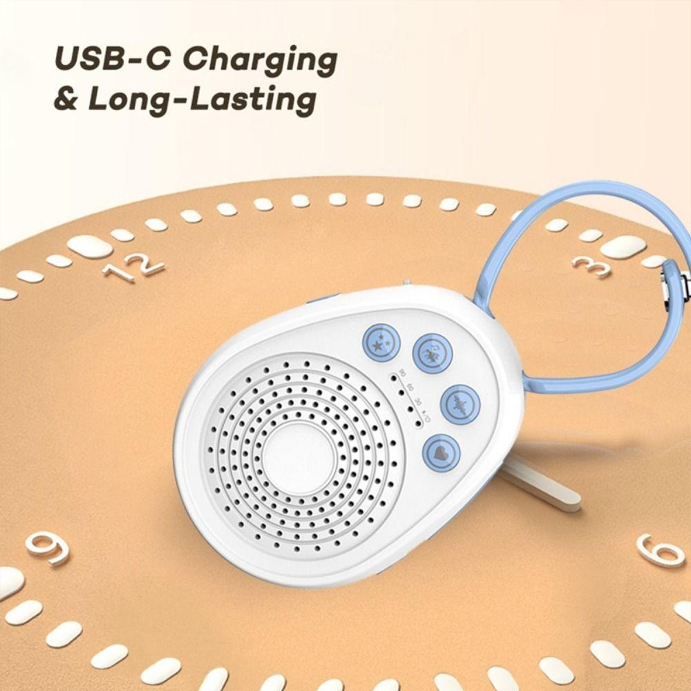 USB Rechargeable White Noise Sound Machine White Noise Sleep Aid Music  Baby Sleep