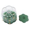 Rice Dispenser Box Container 6 Compartments Rotating Large Capacity for Home Kitchen Green 6.5kg /
