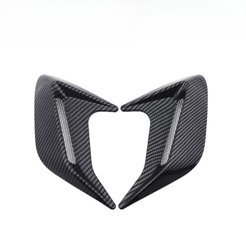 Car Front Bumper Decor Sticker Side Air Vent Car Splitter Wing Spoiler Canard Car decoration Universal