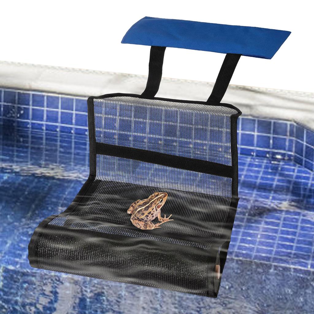 Animal Saving Escape Ramp Oxford Cloth Swimming Pool Floating Animal Saver Rescue Climb Ladder Pool Escape Net for Frog Chipmunk