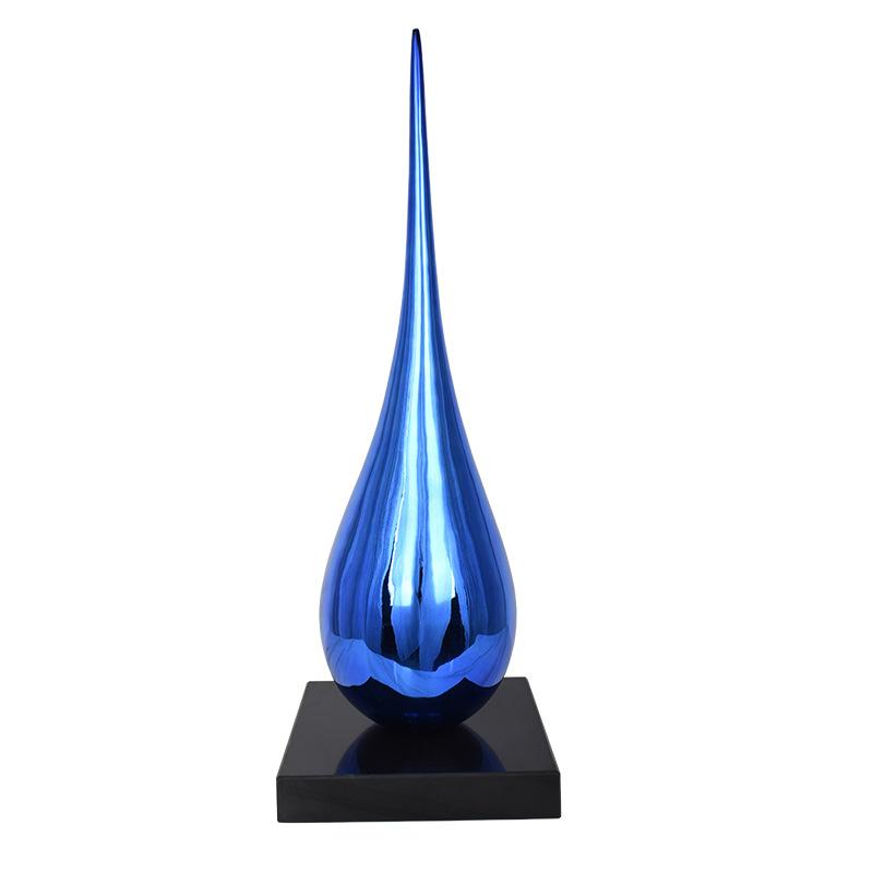 Home Decorations House Sculpture Accessories Nordic Creative Personality Statue Office Bedroom Living Room Water Drop Ornaments