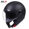 Lightweight Retro Cruiser Motorcycle Helmet Men Women Full Face DOT Approved Vintage Style