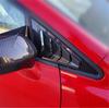 For 06-11 Honda Civic Front Quarter Window Louver Shutter Trims Carbon Fiber ABS