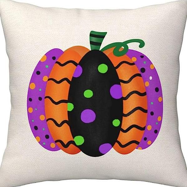 New Halloween Decoration Home Linen Pillowcase Funny Pumpkin Head Sofa Pillowcase Combination