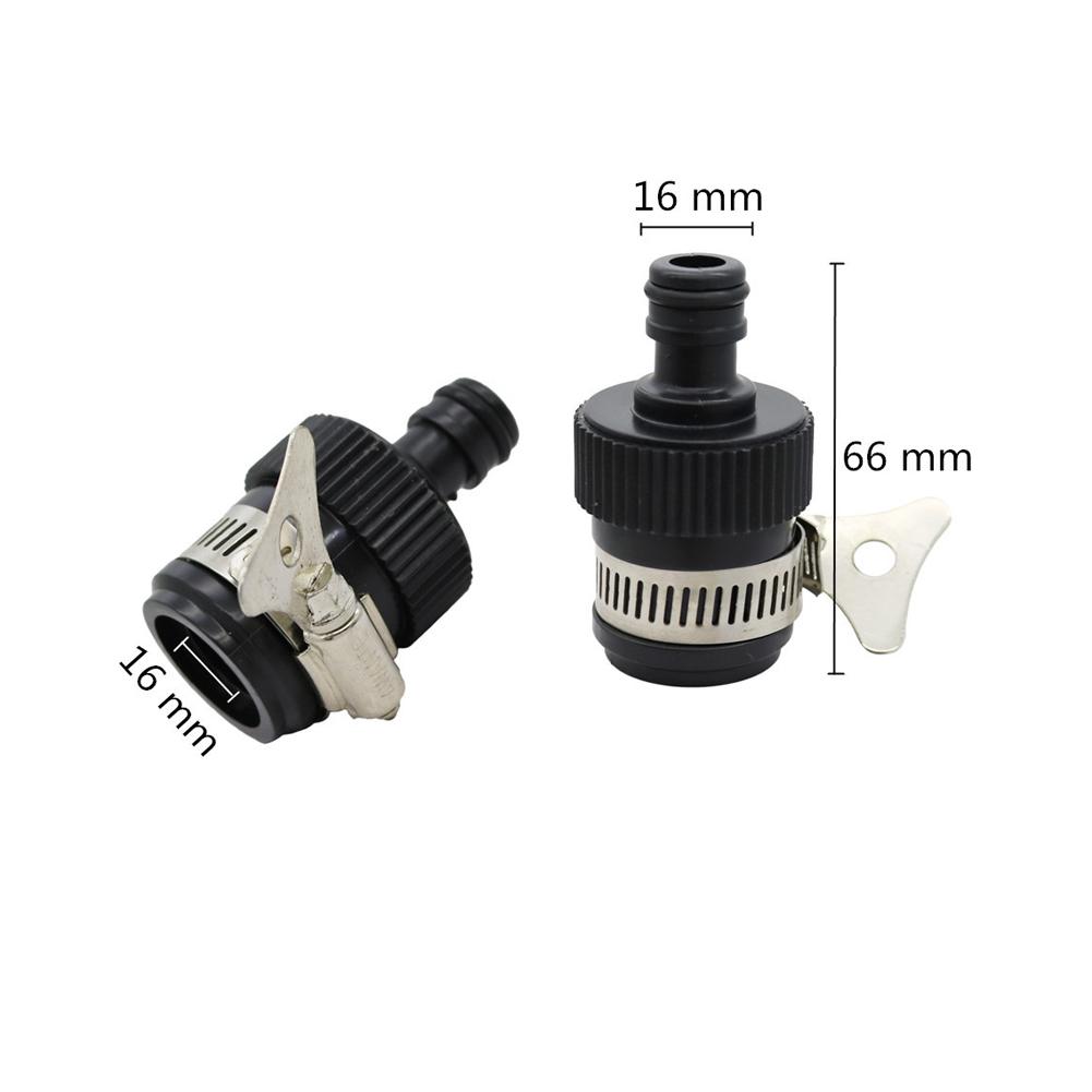 Garden Hose Quick Connector 1/2 3/4 1 Inch Pipe Coupler Stop Water Connector Repair Joint Drip Irrigation System 32/20/16mm Hose