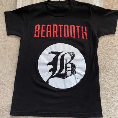 T-shirt Noir Logo Classique du Groupe Beartooth Vintage Toutes Tailles AL778 T-shirt Unisexe