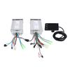 2PCS 36V 48V 60V 450W 23A Electric Bike Controllers Aluminum Alloy Dual Drive Brushless Motor Controller with V890 LCD