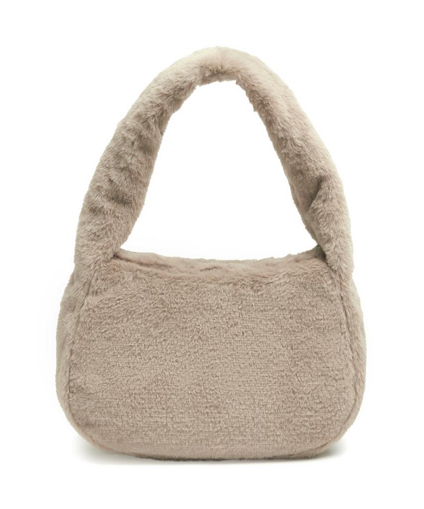 Mark Gonzales Women'S Club Fluffy Handbag - Mocha